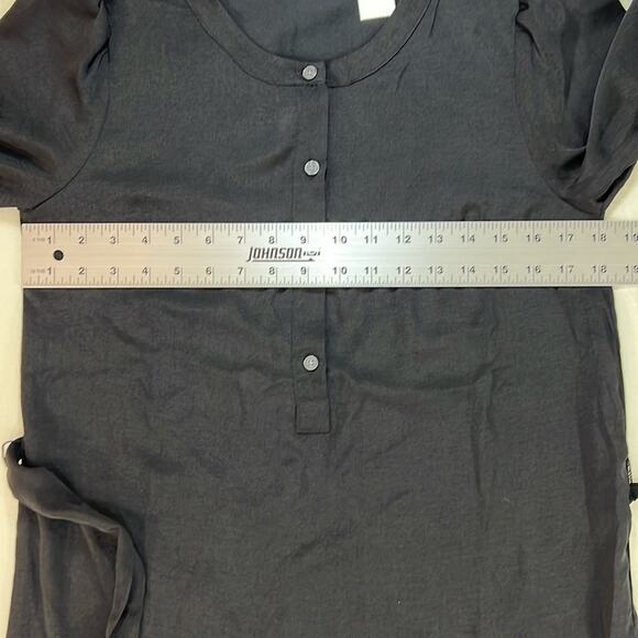 GAP Women's Dress XS‎ Black Academia Preppy Whimsigoth Boho Lightweight - Picture 9 of 13